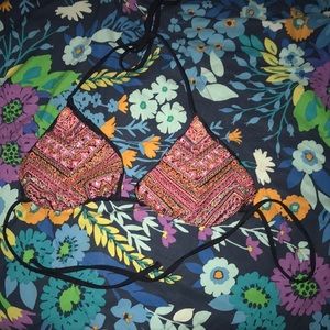 Cute beaded bathing suit top